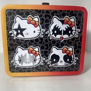 Hello Kitty KISS Band Crossover Lunch Box:‎ Retro 2013, Preowned, Light Wear